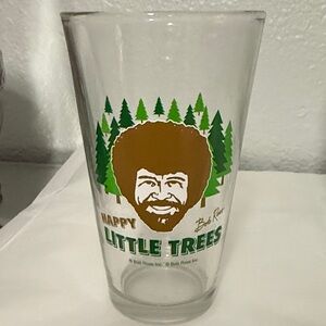 Bob Ross Happy Little Trees Glass (6)